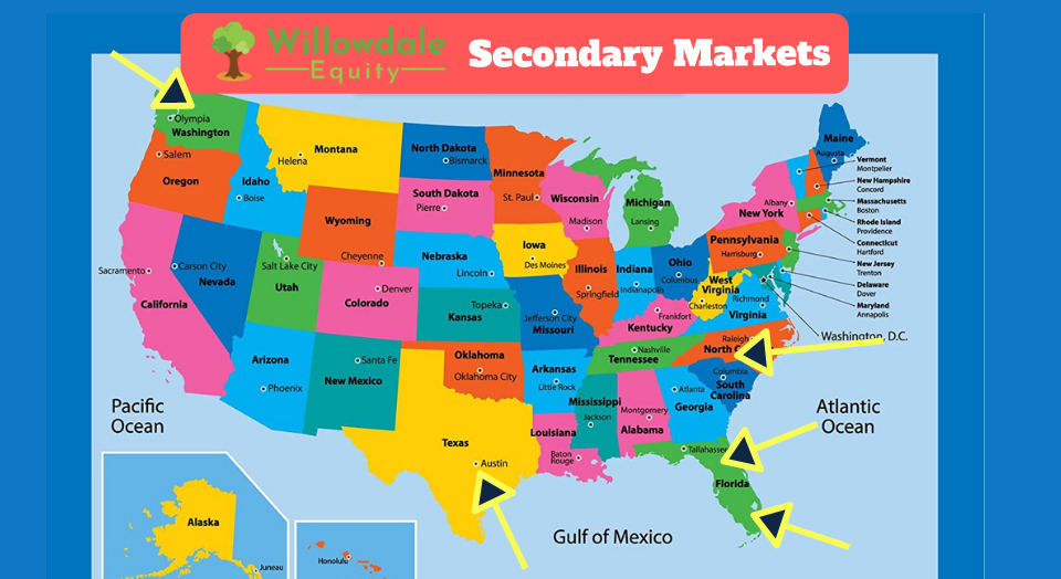 Secondary market example map
