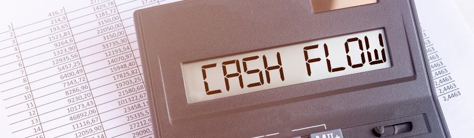 calculator that says cashflow