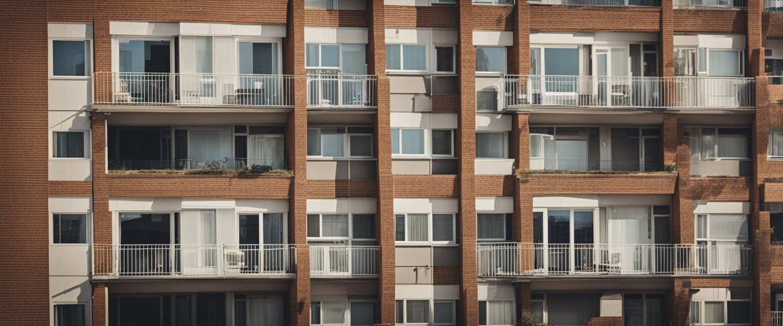 brick apartment building