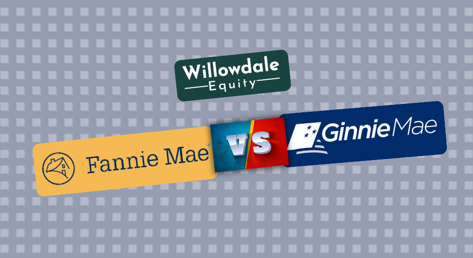 difference between fannie mae and ginnie mae